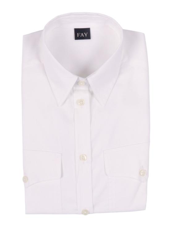 26SS 페이 셔츠 NCWA252600SZGR White