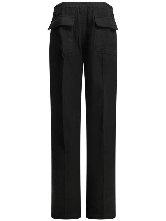 26FW 릭 오웬스 트레이닝/조거 팬츠 RU02F4378 FLM Black - RICK OWENS