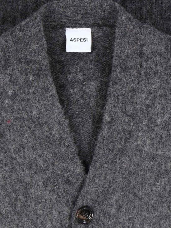 26FW 아스페시 가디건 M470 516501173 Grey - ASPESI