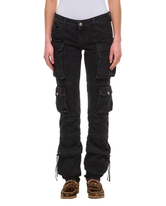  디 아티코 데님 팬츠 241WCP113D066100 Black