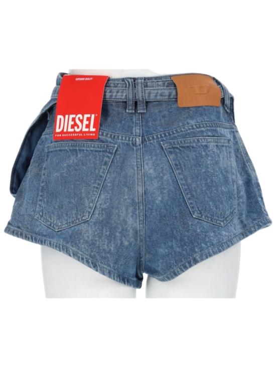 26SS 디젤 드-드렉사-Fsi1 쇼츠 인 새틴 데님 숏팬츠 A23770 09P2301 Blue - DIESEL