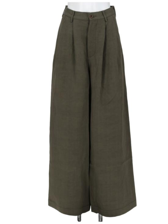 26SS 우마 왕 팔라초 팬츠 UW3017 UW890 Grey