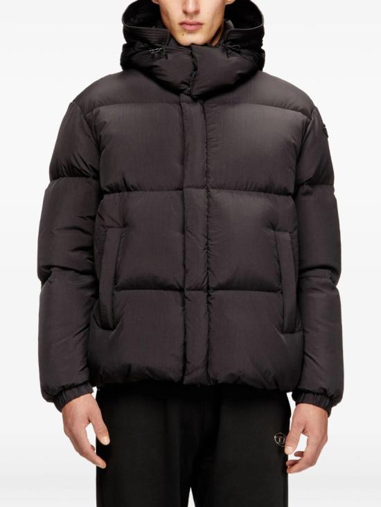 26FW 디젤 숏패딩 A21764 0AEAI Black - DIESEL