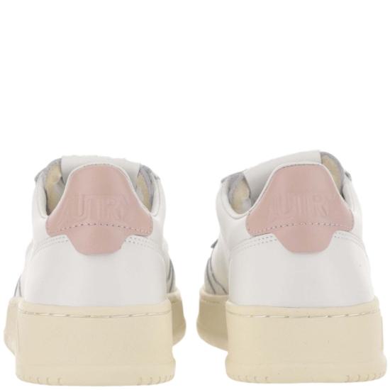 26FW 오트리 메달리스트 로우 레더 스니커즈 AULWLL16LEATLEAT WHTPINK White - AUTRY