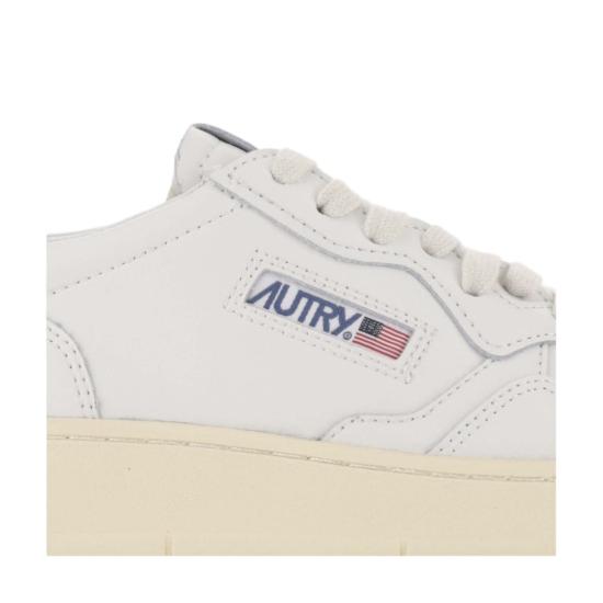 26FW 오트리 메달리스트 로우 레더 스니커즈 AULWLL16LEATLEAT WHTPINK White - AUTRY
