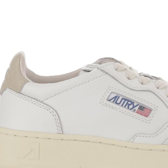 26FW 오트리 메달리스트 로우 레더 스니커즈 AULWLL27LEATLEATWHTFEATHER White - AUTRY