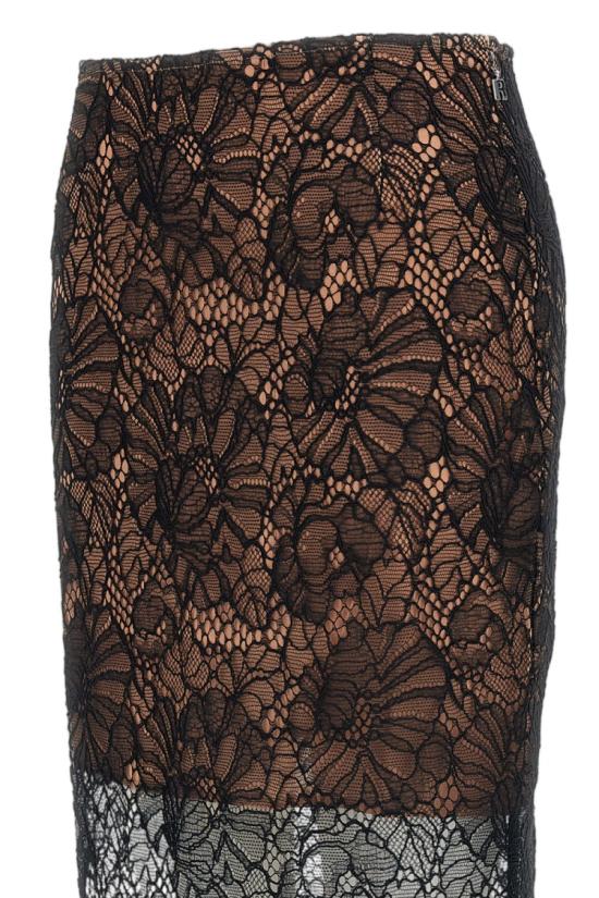 26FW 로테이트 미디 스커트 116264100100 Black - ROTATE