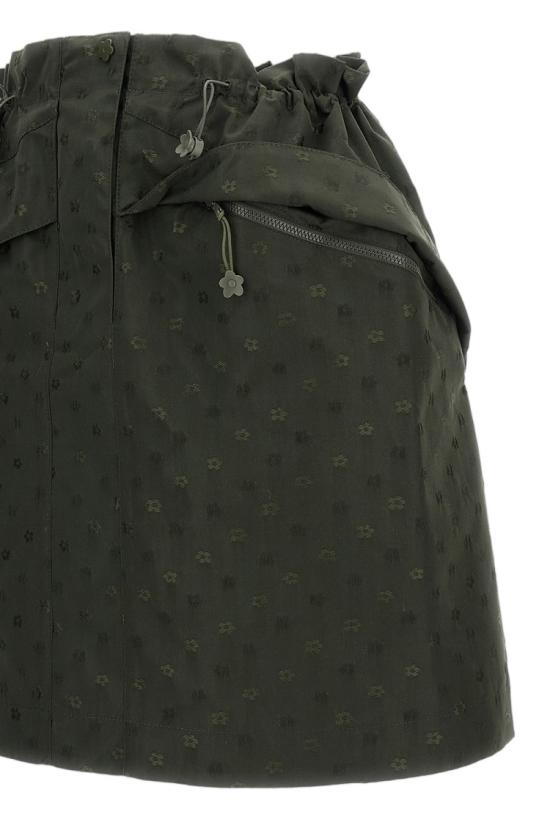 26SS 세실리아 반센 미디 스커트 26RTW17010OLIVE Green - CECILIE BAHNSEN