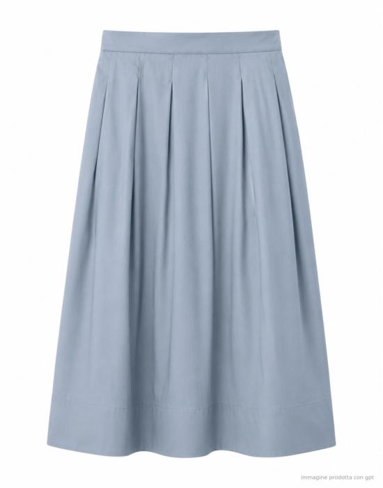 26FW 나인인더모닝 미디 스커트 9SS26 Blue