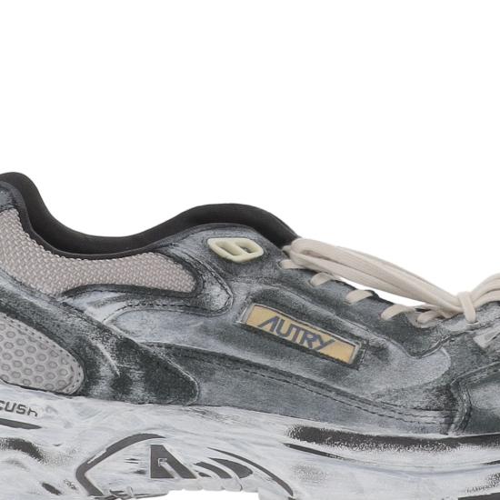 26FW 오트리 스니커즈 HVLMJB05SUEMESHBLKSILV Grey - AUTRY