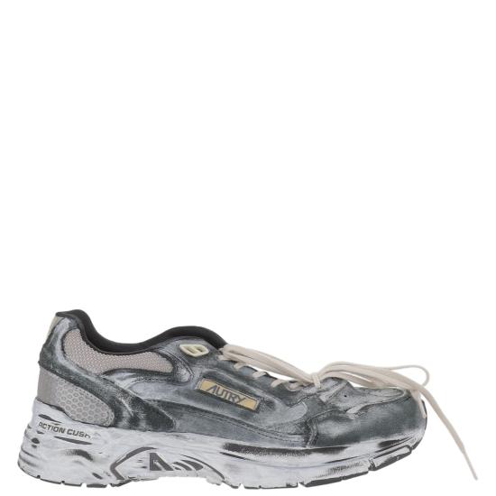 26FW 오트리 스니커즈 HVLMJB05SUEMESHBLKSILV Grey