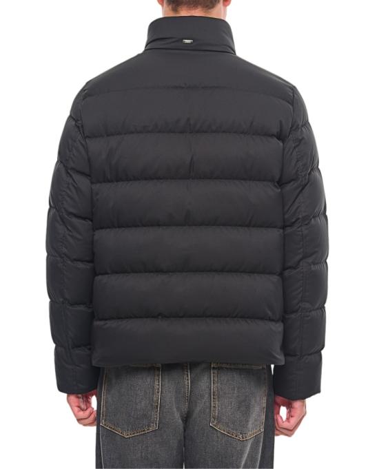 에르노 아렌델레 포 퍼 봄버 다운 자켓 PI001019U12414Z9300 Black - HERNO