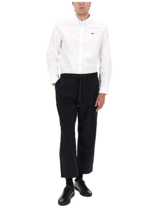  메종키츠네 스트레이트 팬츠 QM01108WQ4081 P199 Black - MAISON KITSUNE