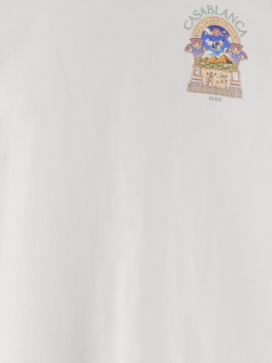 26FW 카사블랑카 반팔 티셔츠 MPF26JTS00108 White - CASABLANCA