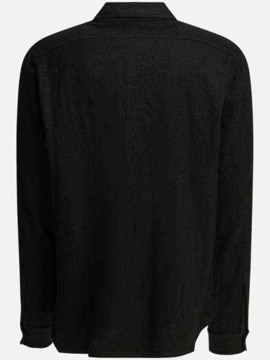 26FW 릭 오웬스 긴팔 셔츠 RU02F4291 FLM Black - RICK OWENS