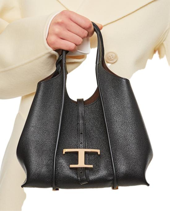  토즈 T 타임리스 미니 토트백 XBWTSBA9100Q8EB999 Black - TODS