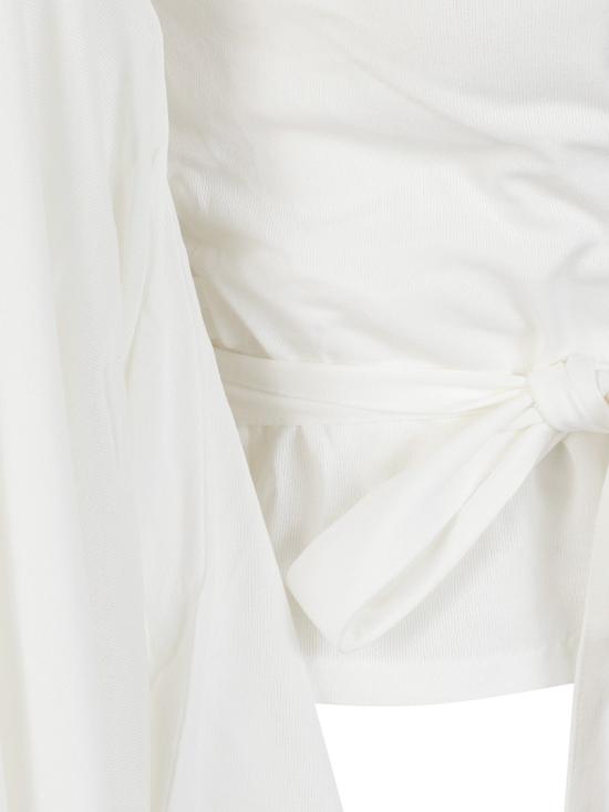 26SS 자크뮈스 블라우스 26ETOW00905AJ00254100 White - JACQUEMUS