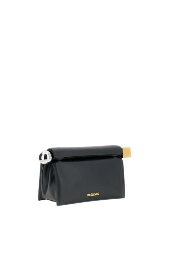  자크뮈스 론드 까레 클러치 BAW00356AC27L14990 Black - JACQUEMUS