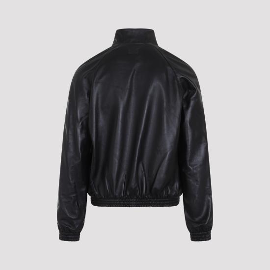 26FW 아크네 스튜디오 레더 자켓 B70168 900 BLACK - ACNE STUDIOS