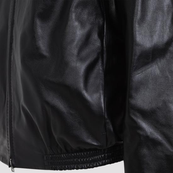 26FW 아크네 스튜디오 레더 자켓 B70168 900 BLACK - ACNE STUDIOS