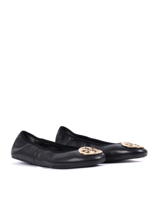 26SS 토리버치 레바 트래블 발레리나 플랫 177201 Black - TORY BURCH