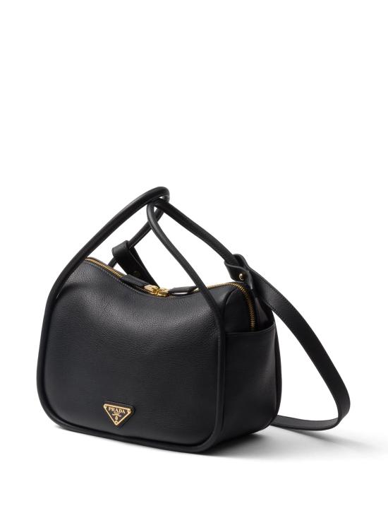 26SS 프라다 달링 레더 핸드백 1BA4512CYS F0002 BLACK - PRADA
