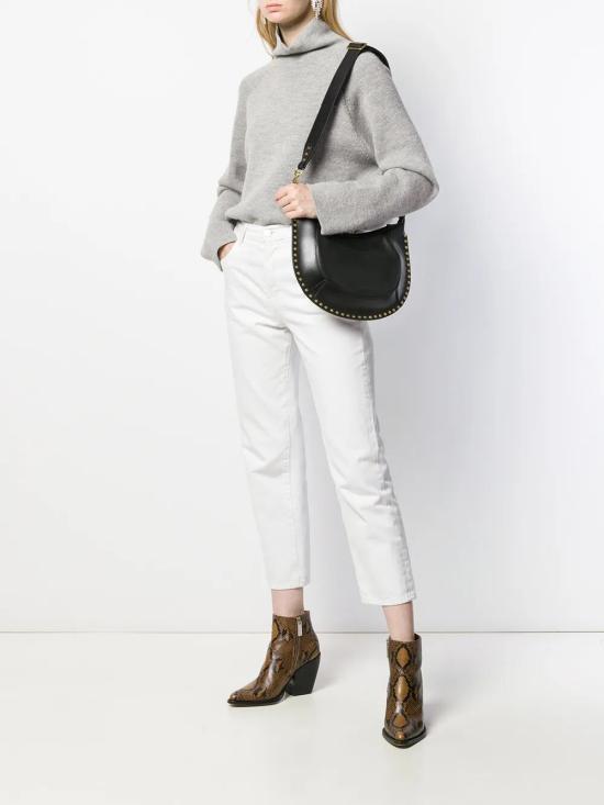 26FW 이자벨마랑 나오코 스터드 레더 백 나오코 스터드 레더 백 PP0001FAA1C01M 01BK BLACK - ISABEL MARANT