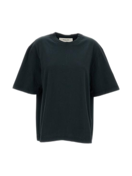 26FW 골든구스 반팔 티셔츠 GUP01873P001576 90456 WASHED BLACK - GOLDEN GOOSE
