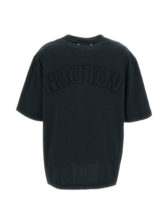 26FW 골든구스 반팔 티셔츠 GUP01873P001576 90456 WASHED BLACK - GOLDEN GOOSE