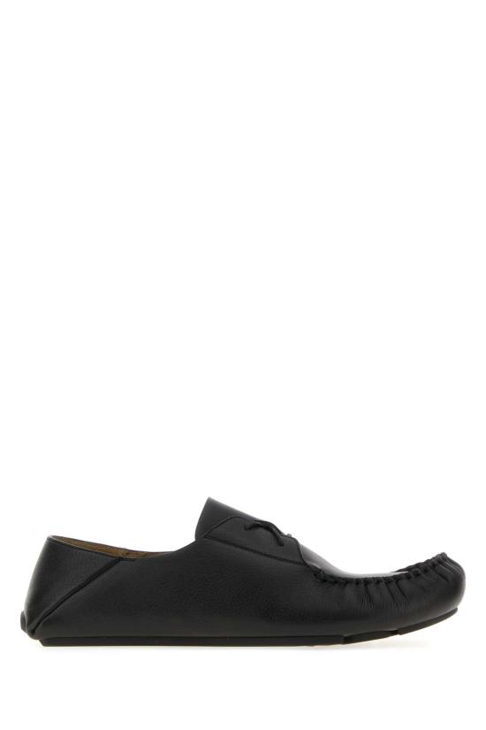 26FW 로에베 램블라 보트 소프트 카프스킨 로퍼 M816290X64 BLACK