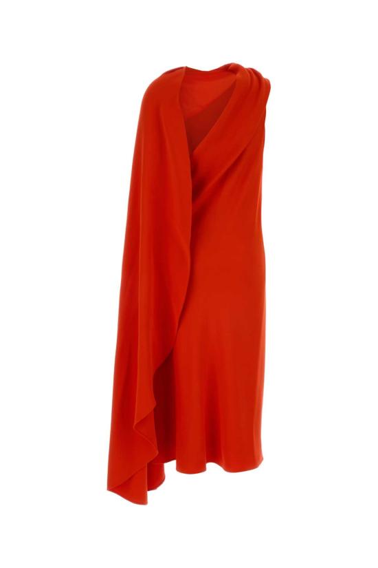 26SS 발렌시아가 드레이프 드레스 872272TUT55 3941 RED - BALENCIAGA