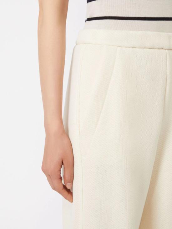 26SS 막스마라 스트레이트 팬츠 2611781038600MXPDENTE001 White - MAX MARA