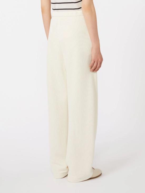 26SS 막스마라 스트레이트 팬츠 2611781038600MXPDENTE001 White - MAX MARA