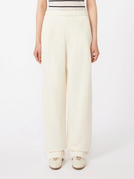 26SS 막스마라 스트레이트 팬츠 2611781038600MXPDENTE001 White - MAX MARA