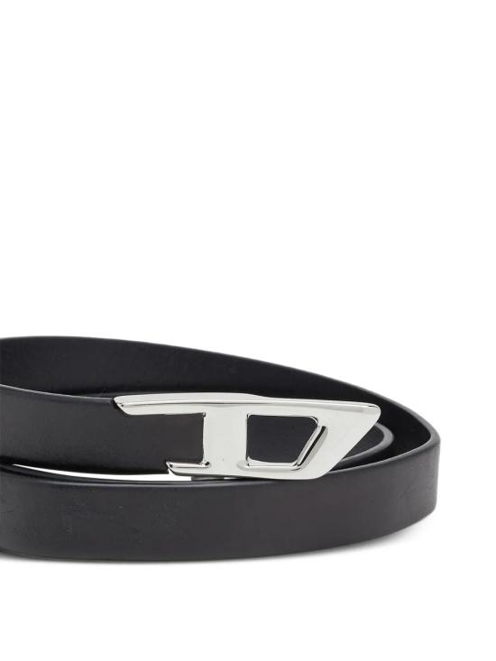 26FW 디젤 레귤러 벨트 X10863PR666H6528 BLACK - DIESEL