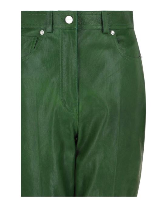  살바토레 페라가모 스트레이트 팬츠 13E779 772737 30004 40 Green - SALVATORE FERRAGAMO