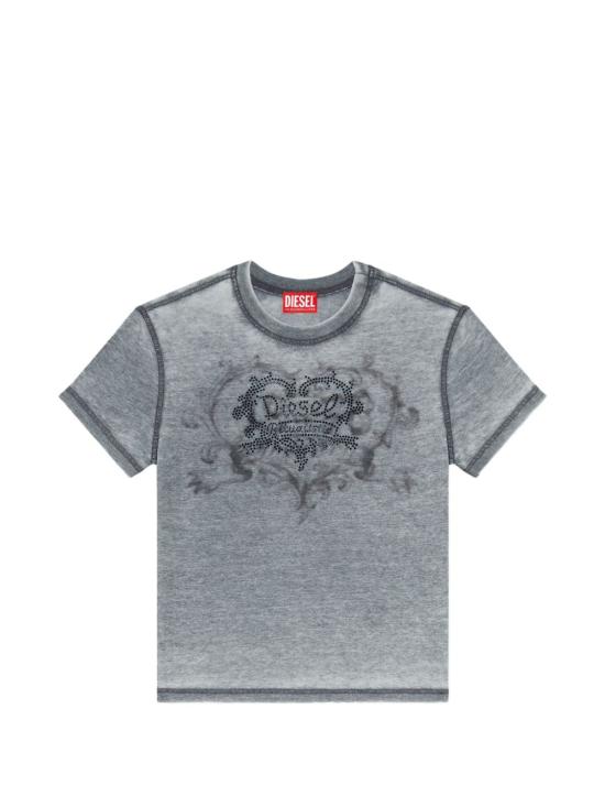 26FW 디젤 반팔 티셔츠 A232400PLBQ97W GREY