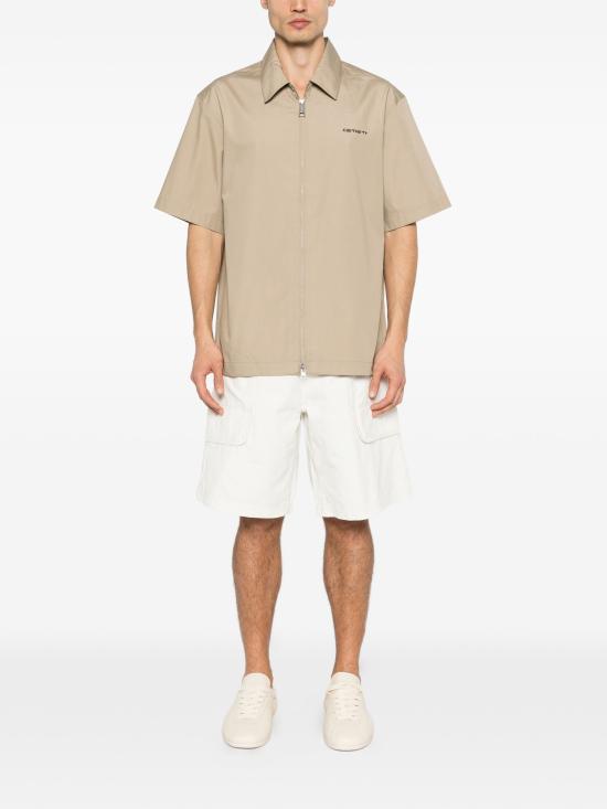 26SS 칼하트 WIP 숏슬리브 포스탈 집 셔츠 I0361893MSXX BEIGE - CARHARTT WIP