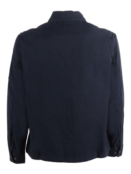 26SS 씨피 컴퍼니 오가닉 개버딘 지퍼 렌즈 오버셔츠 20CMOS156A110143G Black - C.P. COMPANY