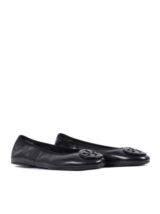 26SS 토리버치 레바 트래블 발레리나 플랫 177204 Black - TORY BURCH