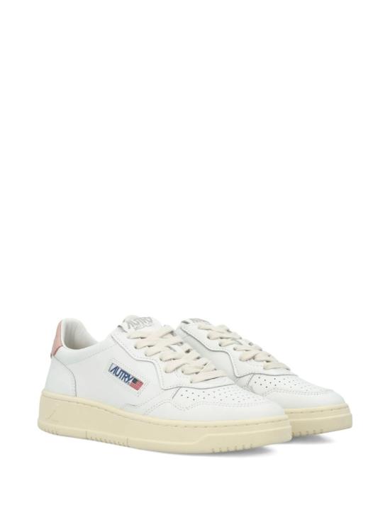 26FW 오트리 메달리스트 로우 레더 스니커즈 AULW LL16 White - AUTRY