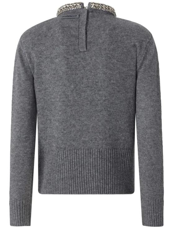 26FW 핑코 스웨터 107274 A3GI Grey - PINKO