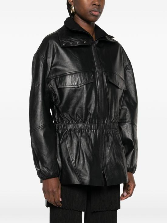 26SS 더프랭키샵 가죽 자켓 CARNABYJAFS21487100 Black - THE FRANKIE SHOP