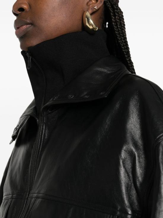 26SS 더프랭키샵 가죽 자켓 CARNABYJAFS21487100 Black - THE FRANKIE SHOP