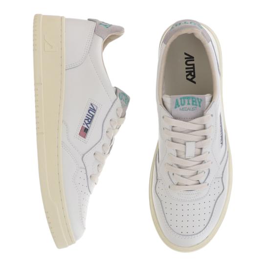 26FW 오트리 메달리스트 로우 스니커즈 AULMHJ01LEASUECOLLEGWHTNUVOLE White - AUTRY