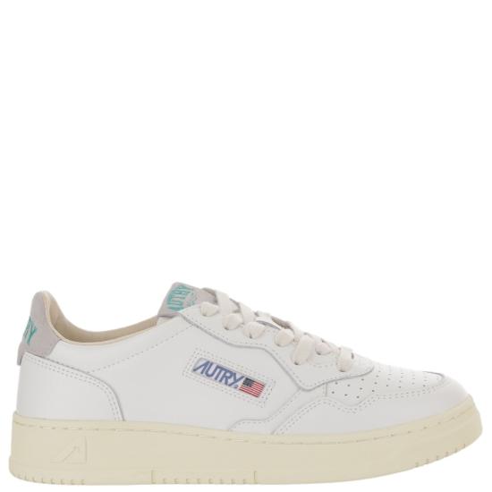 26FW 오트리 메달리스트 로우 스니커즈 AULMHJ01LEASUECOLLEGWHTNUVOLE White