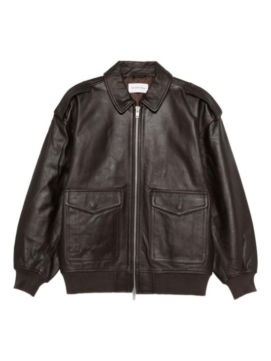 26SS 더프랭키샵 가죽 자켓 VIPERJAFS18397200 Black - THE FRANKIE SHOP