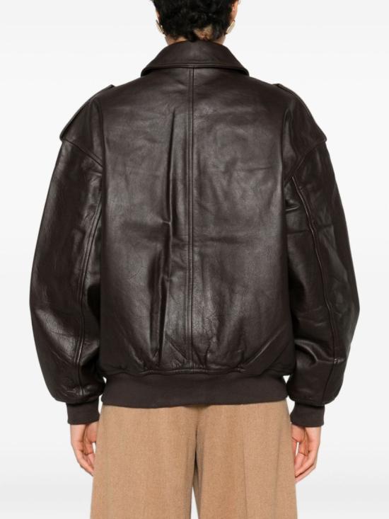 26SS 더프랭키샵 가죽 자켓 VIPERJAFS18397200 Black - THE FRANKIE SHOP