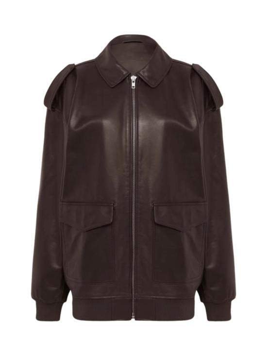 26SS 더프랭키샵 가죽 자켓 VIPERJAFS18397200 Black