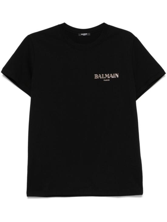 26SS 발망 반팔 티셔츠 FH1EF000GD84EAD Black - BALMAIN